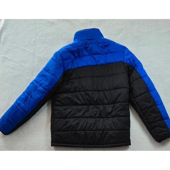 GERRY BOY's PUFFER COLOR-BLOCK JACKET IN BLUE AND BLACK SIZE L 14/16 SKI OUTDOOR - Picture 2 of 7